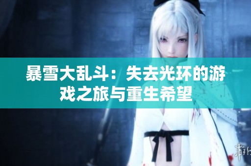 暴雪大乱斗：失去光环的游戏之旅与重生希望