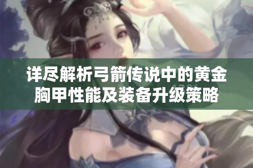 详尽解析弓箭传说中的黄金胸甲性能及装备升级策略