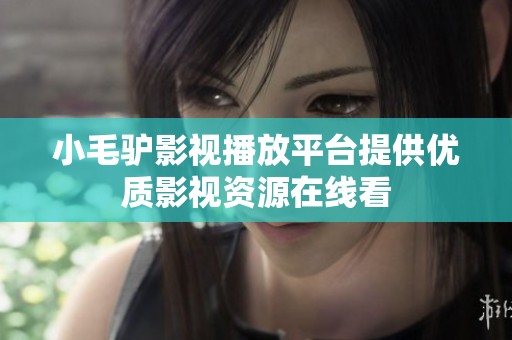 小毛驴影视播放平台提供优质影视资源在线看