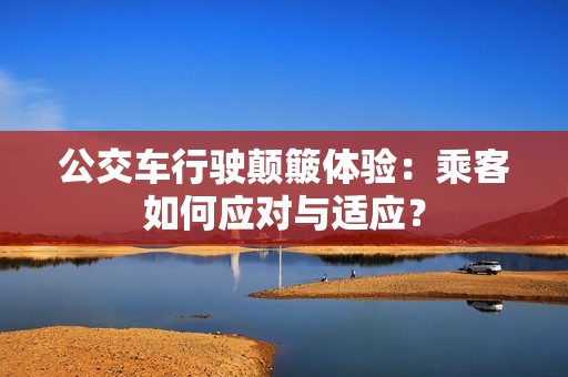 公交车行驶颠簸体验：乘客如何应对与适应？