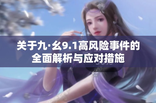 关于九·幺9.1高风险事件的全面解析与应对措施
