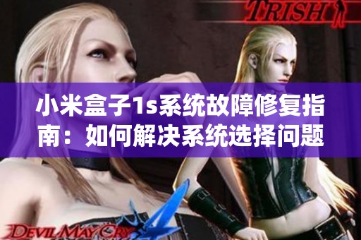 小米盒子1s系统故障修复指南：如何解决系统选择问题