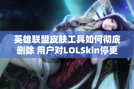 英雄联盟皮肤工具如何彻底删除 用户对LOLSkin停更反应强烈