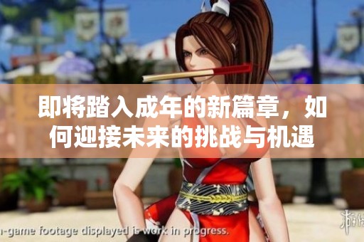 即将踏入成年的新篇章，如何迎接未来的挑战与机遇
