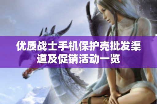 优质战士手机保护壳批发渠道及促销活动一览