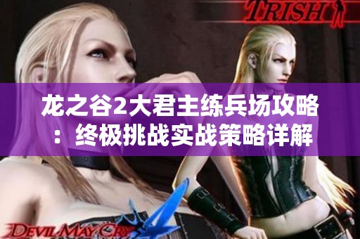 龙之谷2大君主练兵场攻略：终极挑战实战策略详解