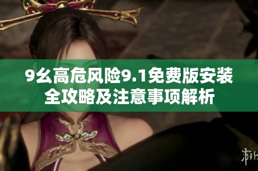 9幺高危风险9.1免费版安装全攻略及注意事项解析