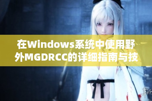 在Windows系统中使用野外MGDRCC的详细指南与技巧