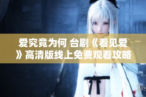 爱究竟为何 台剧《看见爱》高清版线上免费观看攻略