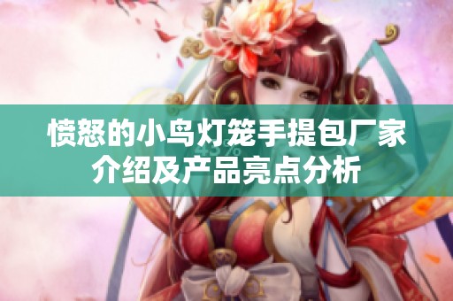 愤怒的小鸟灯笼手提包厂家介绍及产品亮点分析