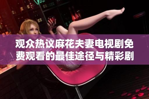 观众热议麻花夫妻电视剧免费观看的最佳途径与精彩剧集解析
