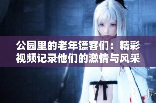 公园里的老年镖客们：精彩视频记录他们的激情与风采
