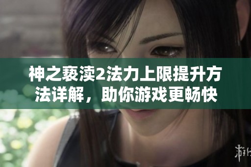 神之亵渎2法力上限提升方法详解，助你游戏更畅快