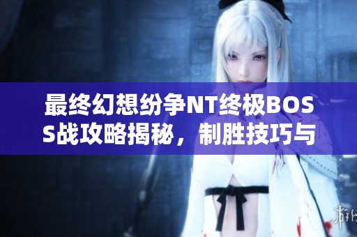 最终幻想纷争NT终极BOSS战攻略揭秘，制胜技巧与策略全面解析!