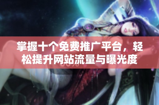 掌握十个免费推广平台，轻松提升网站流量与曝光度