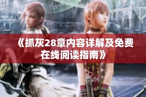 《抓灰28章内容详解及免费在线阅读指南》