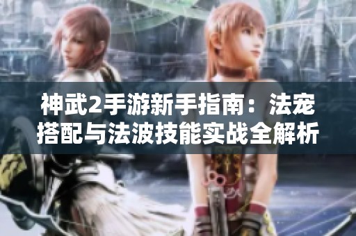 神武2手游新手指南：法宠搭配与法波技能实战全解析