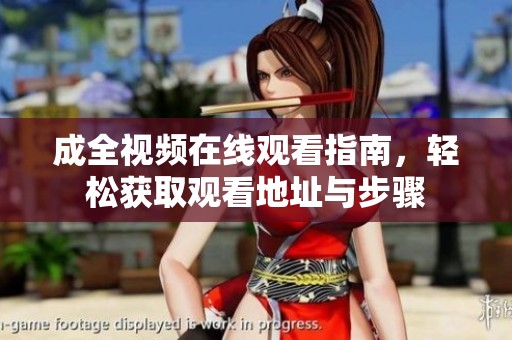 成全视频在线观看指南，轻松获取观看地址与步骤