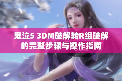 鬼泣5 3DM破解转R组破解的完整步骤与操作指南