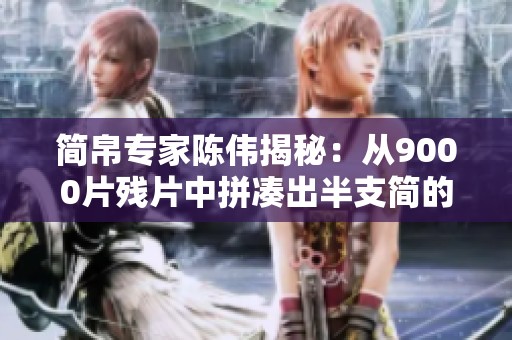 简帛专家陈伟揭秘：从9000片残片中拼凑出半支简的故事