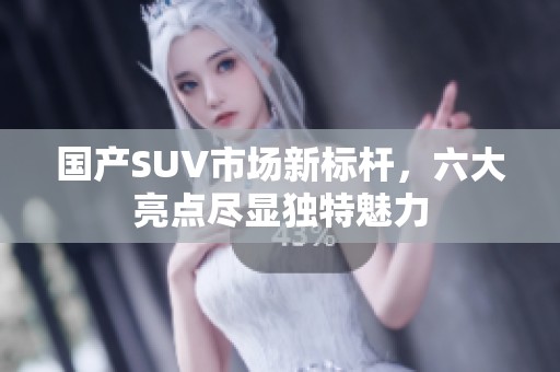 国产SUV市场新标杆，六大亮点尽显独特魅力