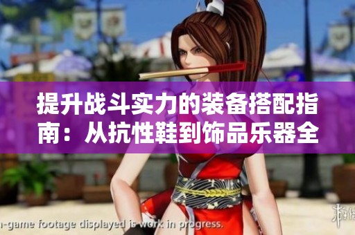 提升战斗实力的装备搭配指南：从抗性鞋到饰品乐器全面解析