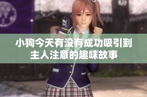 小狗今天有没有成功吸引到主人注意的趣味故事