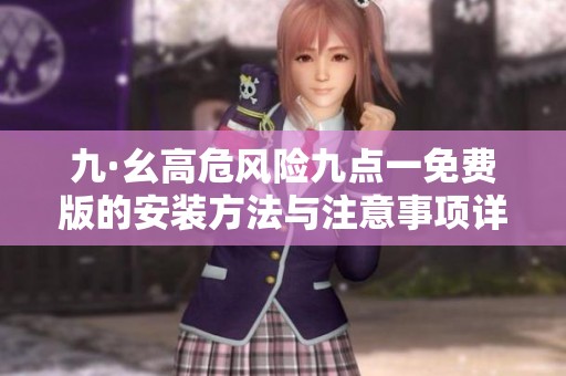 九·幺高危风险九点一免费版的安装方法与注意事项详解