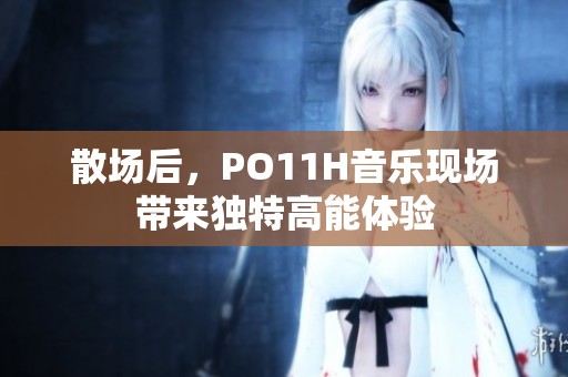 散场后，PO11H音乐现场带来独特高能体验
