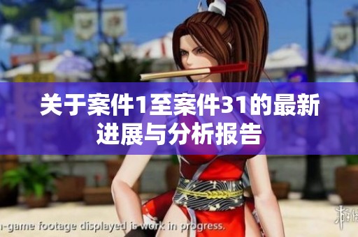 关于案件1至案件31的最新进展与分析报告