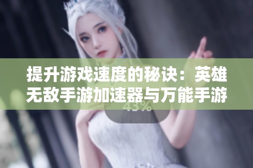 提升游戏速度的秘诀：英雄无敌手游加速器与万能手游加速器全方位解析