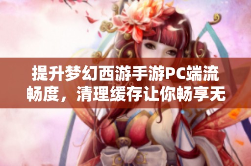 提升梦幻西游手游PC端流畅度，清理缓存让你畅享无卡顿游戏体验