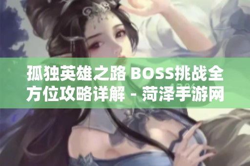孤独英雄之路 BOSS挑战全方位攻略详解 - 菏泽手游网