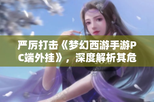 严厉打击《梦幻西游手游PC端外挂》，深度解析其危害与应对措施