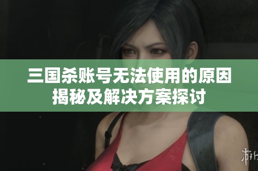 三国杀账号无法使用的原因揭秘及解决方案探讨