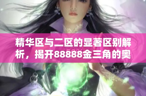 精华区与二区的显著区别解析，揭开88888金三角的奥秘