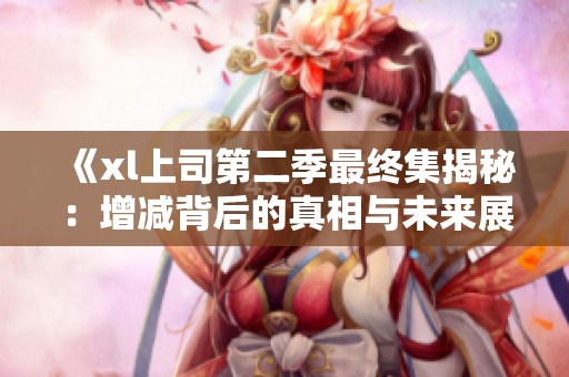 《xl上司第二季最终集揭秘：增减背后的真相与未来展望》