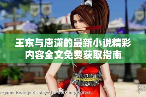 王东与唐潇的最新小说精彩内容全文免费获取指南