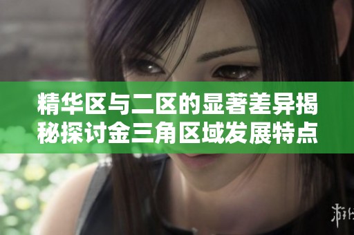 精华区与二区的显著差异揭秘探讨金三角区域发展特点