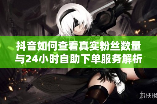 抖音如何查看真实粉丝数量与24小时自助下单服务解析
