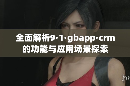 全面解析9·1·gbapp·crm的功能与应用场景探索
