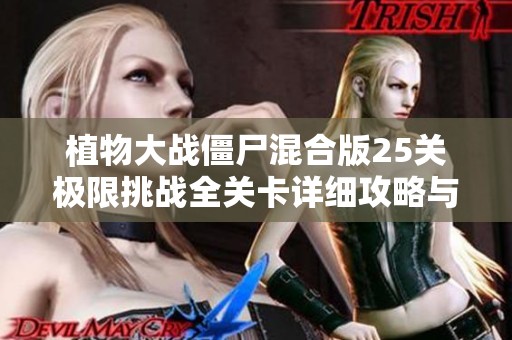 植物大战僵尸混合版25关极限挑战全关卡详细攻略与图文解析分享