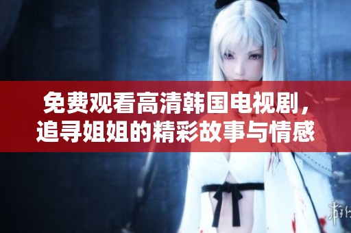 免费观看高清韩国电视剧，追寻姐姐的精彩故事与情感纠葛