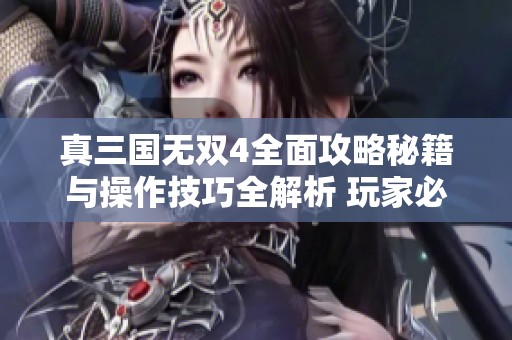 真三国无双4全面攻略秘籍与操作技巧全解析 玩家必备手册推荐