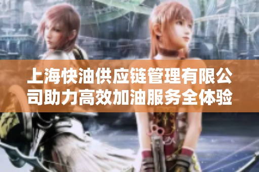 上海快油供应链管理有限公司助力高效加油服务全体验分析