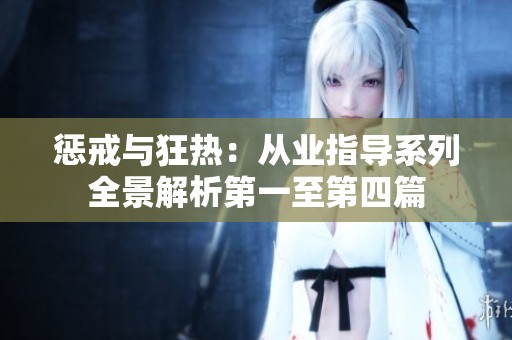 惩戒与狂热：从业指导系列全景解析第一至第四篇