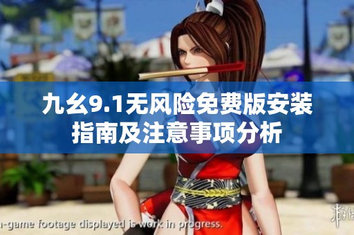 九幺9.1无风险免费版安装指南及注意事项分析