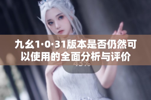 九幺1·0·31版本是否仍然可以使用的全面分析与评价