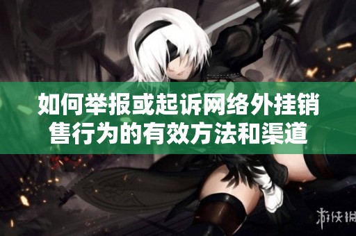 如何举报或起诉网络外挂销售行为的有效方法和渠道