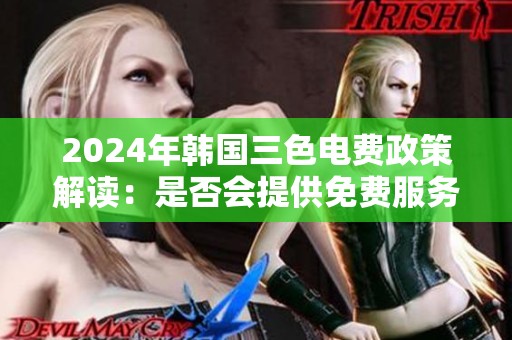 2024年韩国三色电费政策解读：是否会提供免费服务分析